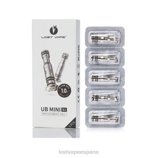Lost Vape UB mini bobinas de repuesto (paquete de 5) 1.ohm 4486134 Lost Vape flavors españa
